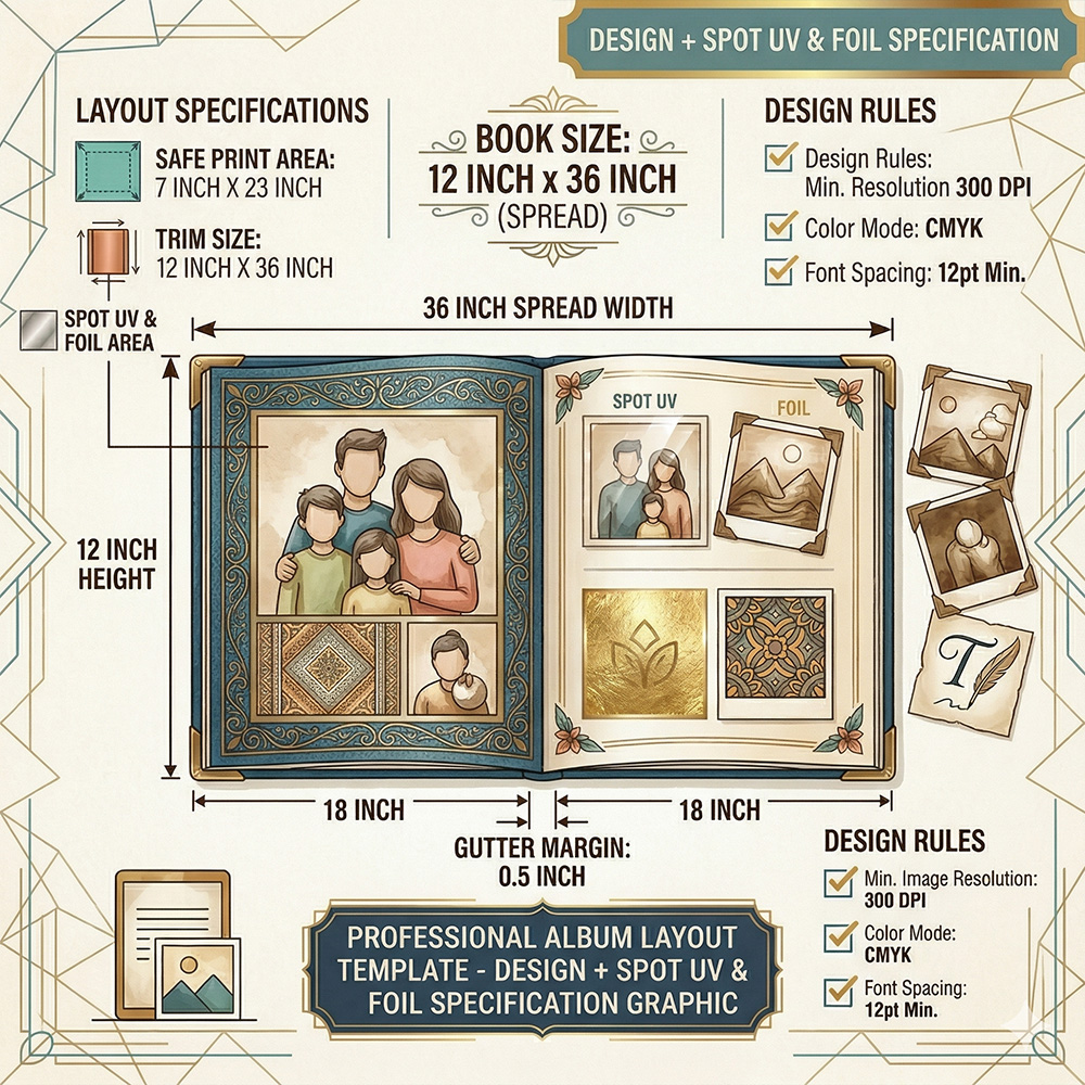 Design + Spot UV & Foil