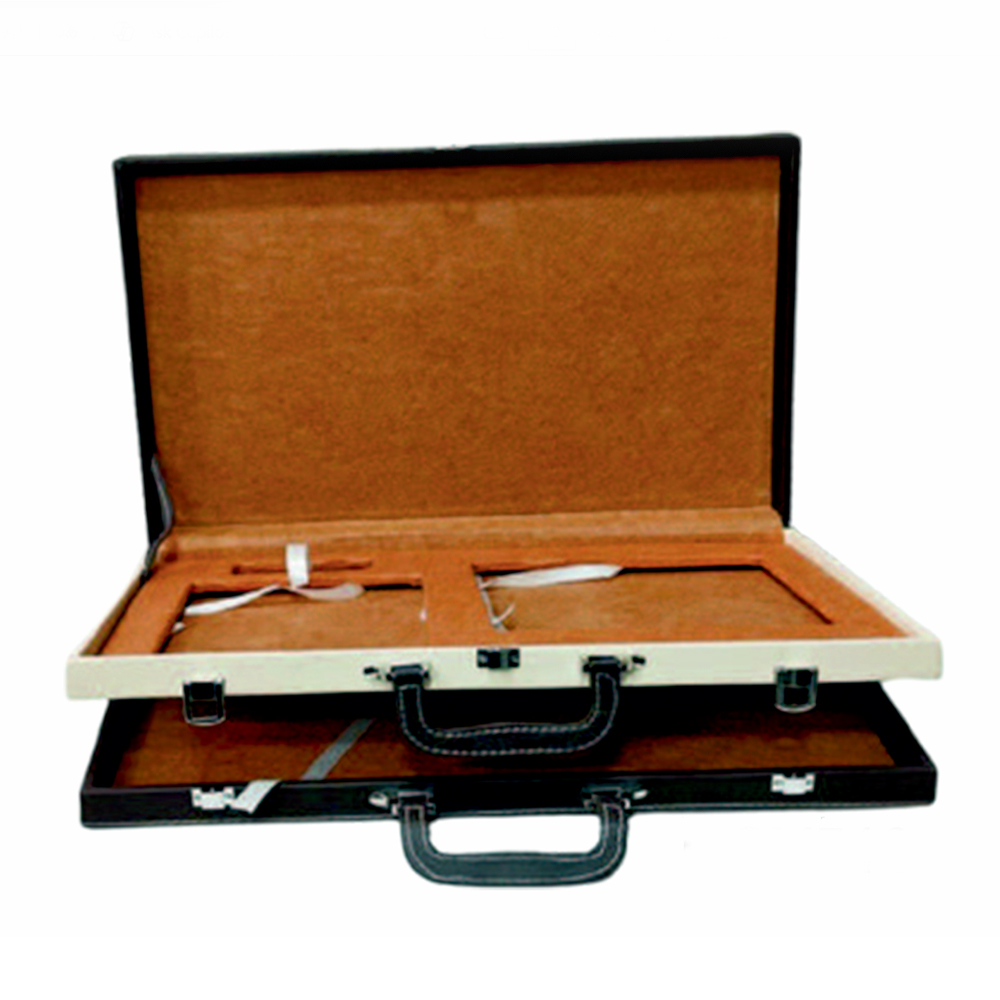 Fancy Leather Double Album + Suitcase